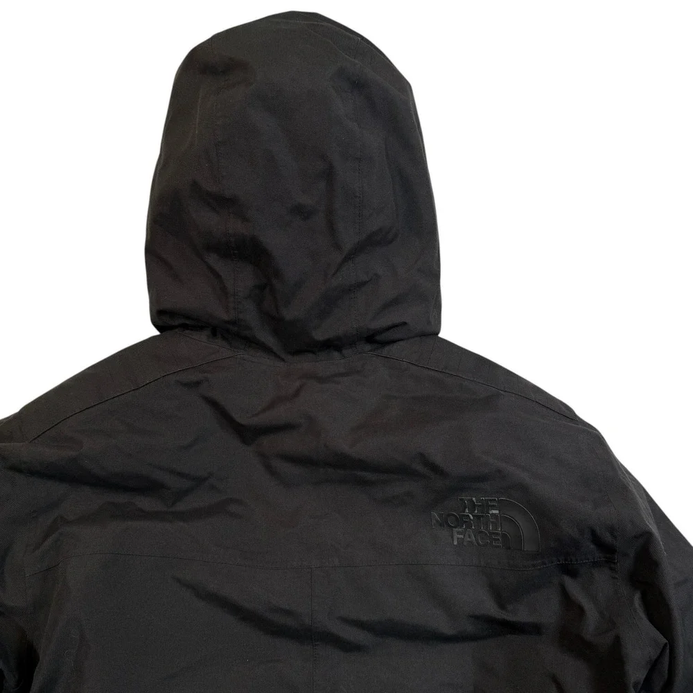 The North Face Parka Mens Small Black 550 Down Insulated Hooded Jacket NF0A33RE